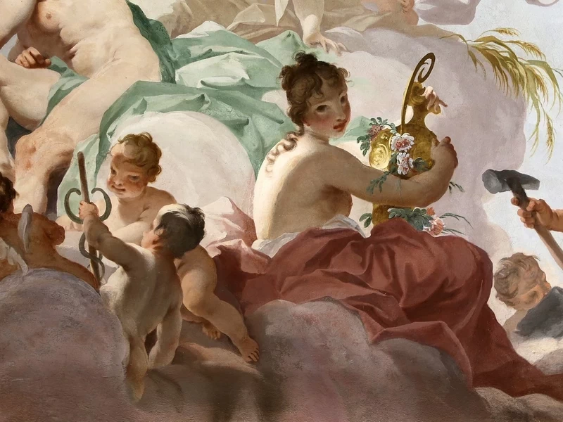 1669-Matteo Bonechi - Palazzo dei Visacci - sala dell'Olimpo